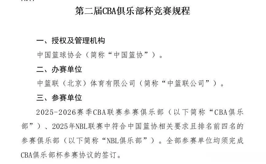 CBA杯赛